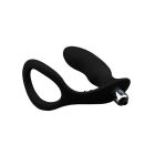 Анальна пробка з віброкулею та ерекційним кільцем Chisa GK power, чорна вид 7