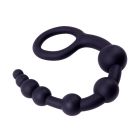 Анальний ланцюжок Chisa Black Mont 9.4 з ланками різних діаметрів, чорна вид 5