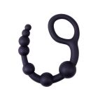 Анальний ланцюжок Chisa Black Mont 9.4 з ланками різних діаметрів, чорна вид 4