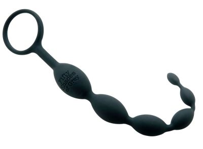 Анальные бусы Fifty Shades of Grey "Нарастающее удовольствие" черные