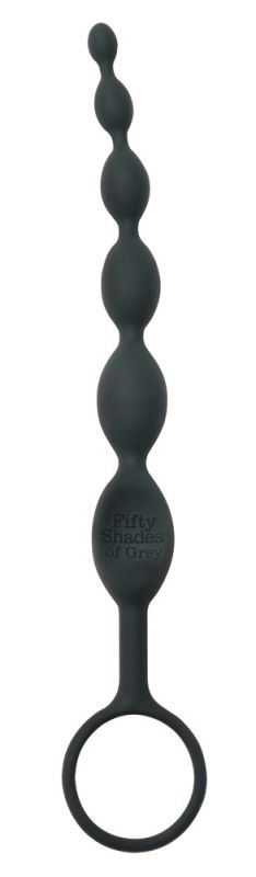 Анальные бусы Fifty Shades of Grey "Нарастающее удовольствие" черные вид 4
