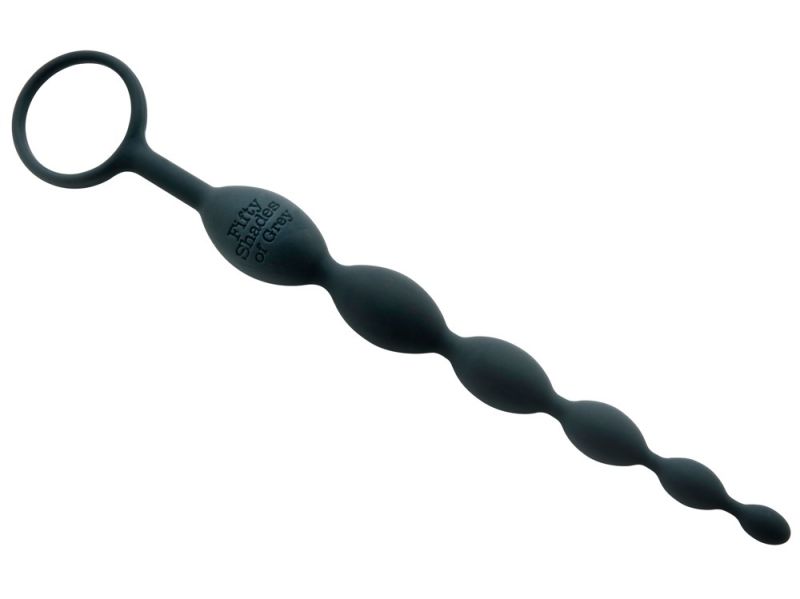 Анальные бусы Fifty Shades of Grey "Нарастающее удовольствие" черные вид 3