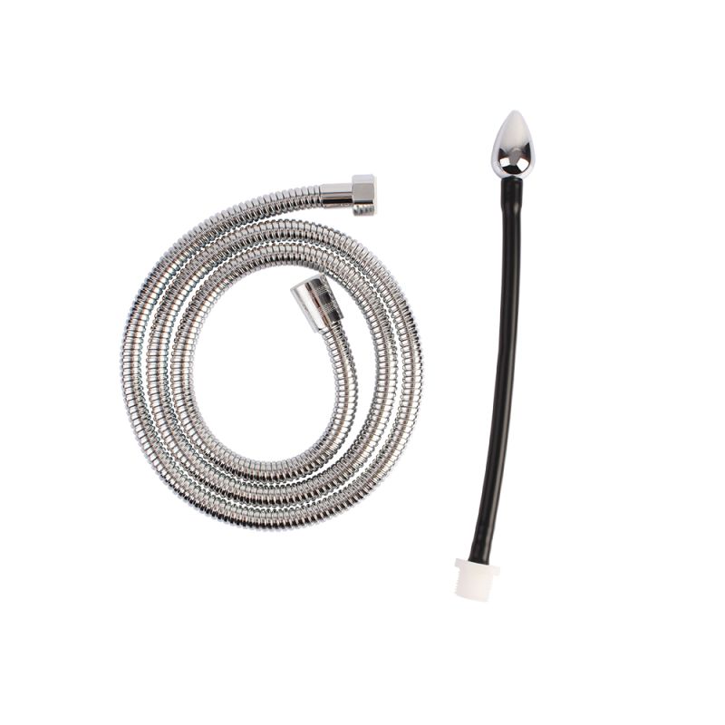 Анальный душ Chisa Black Mont Anal Deep Shower с насадкой в виде анальной пробки вид 3