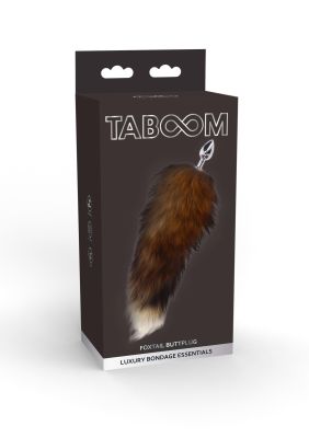 Анальный хвост с металлической пробкой Foxtail Buttplug TABOOM