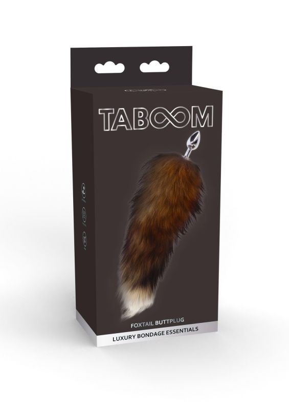 Анальный хвост с металлической пробкой Foxtail Buttplug TABOOM вид 2