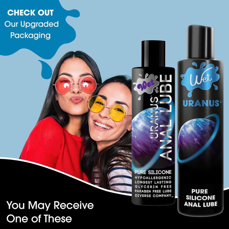 Анальный лубрикант на силиконовой основе Wet Uranus 266 ml вид 5