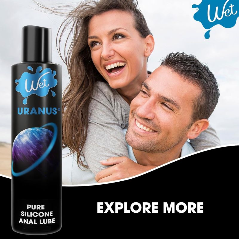 Анальний лубрикант на силіконовій основі Wet Uranus 266 ml вид 4
