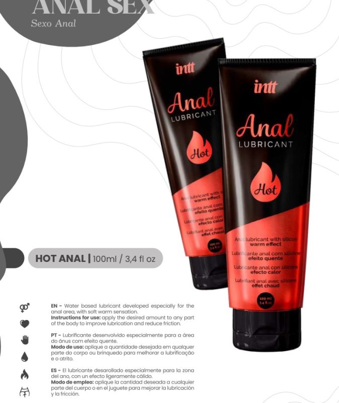 Лубрикант анальний Intt Anal Lubricant з ефектом розігріву, 100 мл вид 3