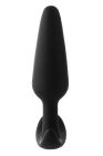 Анальный плаг черный Dreamtoys FantASStic Smooth со стоппером в форме якоря, Large вид 4