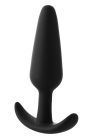 Анальный плаг черный Dreamtoys FantASStic Smooth со стоппером в форме якоря, Large вид 3