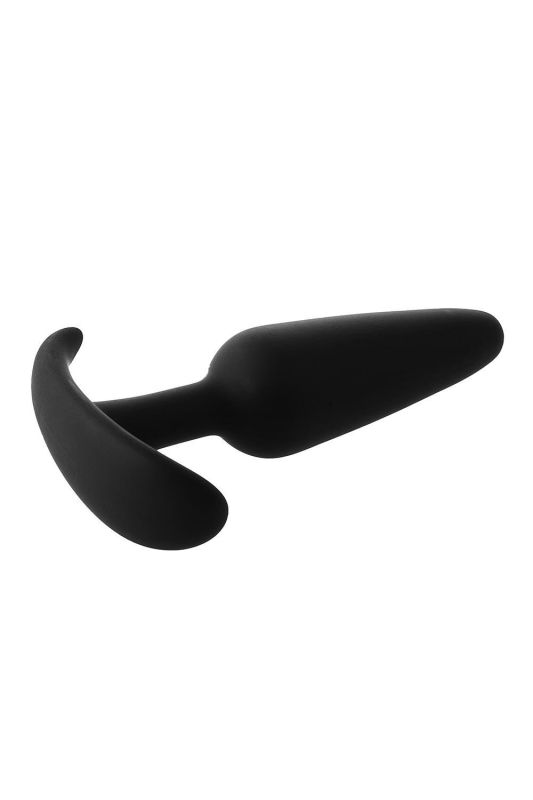 Анальный плаг черный Dreamtoys FantASStic Smooth со стоппером в форме якоря, Large вид 6
