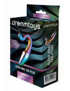 Анальный плаг из боросиликатного стекла GLAMOUR GLASS SLEEK ANAL TAIL PLUG