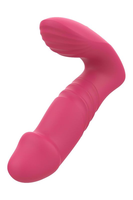 Анальный вибратор DREAM TOYS Essentials с поступательными движениями, розовый вид 4