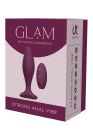 Анальний вібратор Dreamtoys Glam з пультом, фіолетовий, 12.8 см вид 2