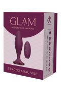 Анальний вібратор Dreamtoys Glam з пультом, фіолетовий, 12.8 см
