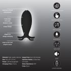 Анальный вибратор Sweet Em, черный вид 3