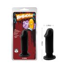 Анальный плаг Chisa Rubicon 4,7 на присоске, черный вид 5