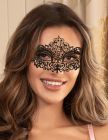 Ажурная маска для глаз Star Night черная 2 шт. (без коробки) вид 5