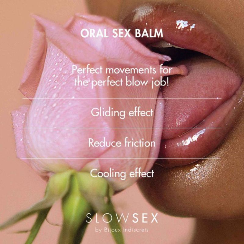 Бальзам для орального сексу на водній основі ORAL SEX BALM Slow Sex Bijoux Indiscrets, 10 мл вид 9