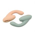 Безконтактний вібратор подвійної стимуляції з підігрівом Sweet Em, бежевий вид 6