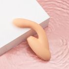 Безконтактний вібратор подвійної стимуляції з підігрівом Sweet Em, бежевий вид 3