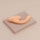 Безконтактний вібратор подвійної стимуляції з підігрівом Sweet Em, бежевий вид 4