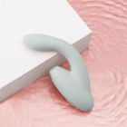 Безконтактний вібратор з подвійною стимуляцією та підігрівом Sweet Em, сірий вид 3