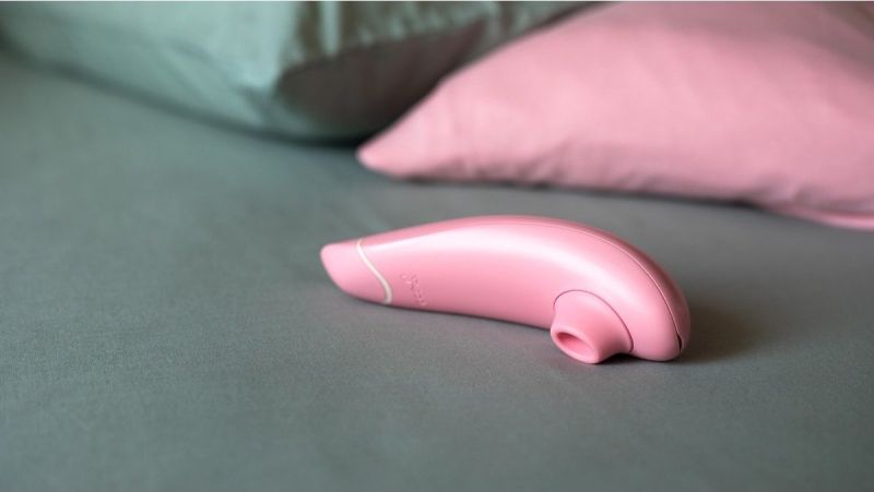 Безконтактний кліторальний стимулятор Womanizer Premium ECO з біо матеріалів, PINK вид 9