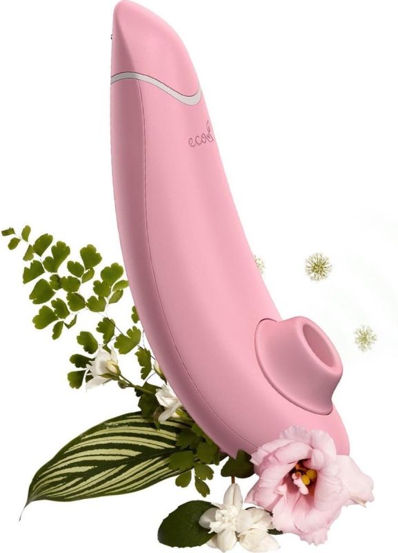 Безконтактний кліторальний стимулятор Womanizer Premium ECO з біо матеріалів, PINK вид 3