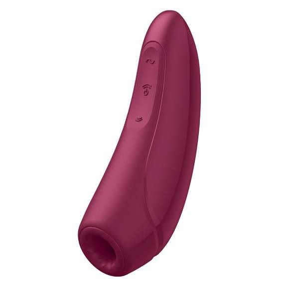Безконтактний стимулятор клітора Satisfyer Curvy 1+ бордовий вид 4