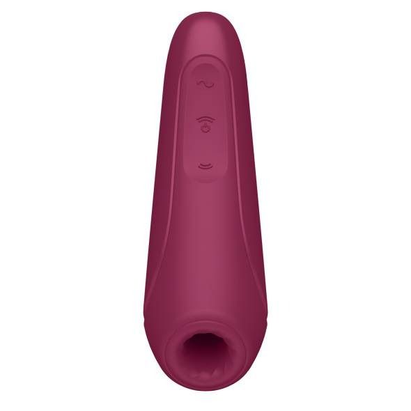 Безконтактний стимулятор клітора Satisfyer Curvy 1+ бордовий вид 3