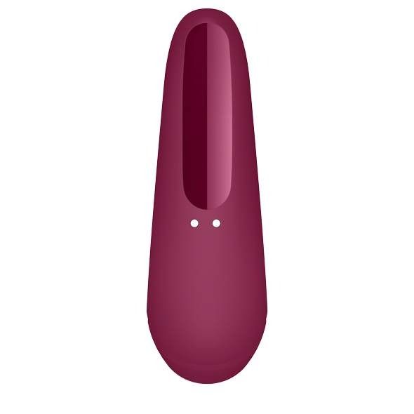 Безконтактний стимулятор клітора Satisfyer Curvy 1+ бордовий вид 5