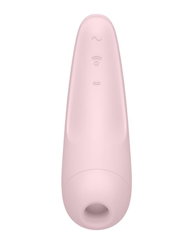 Безконтактний смарт стимулятор клітора SATISFYER CURVY2+ рожевий вид 7