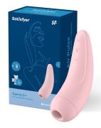 Безконтактний смарт стимулятор клітора SATISFYER CURVY2+ рожевий