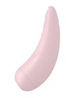 Бесконтактный смарт стимулятор клитора SATISFYER CURVY2+ розовый вид 6