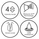 Безконтактний стимулятор клітора Womanizer Liberty Red Wine вид 10