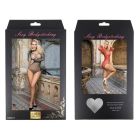 Боді в сітку з довгими рукавами і відкритими плечима Star Night Sparkle, чорний вид 6