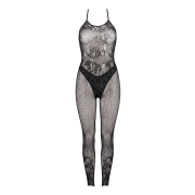 Боді та легінси Sheer Secret Garden 2-piece Bodysuit and Leggings Black One Size