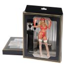 Боді червоний Star Night Love Affair з мереживною стрічкою на очі, M вид 7