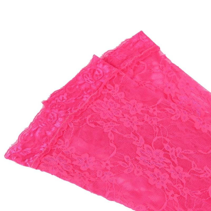 Боді з панчохами Star Night мереживне, напівпрозоре, рожеве, M вид 9