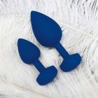 Велика анальна пробка з вібрацією Gvibe Gplug синя, L вид 7