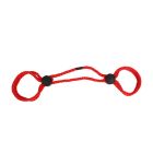 Бондаж-манжеты Chisa BEHAVE! Luxury Fetish красные вид 5