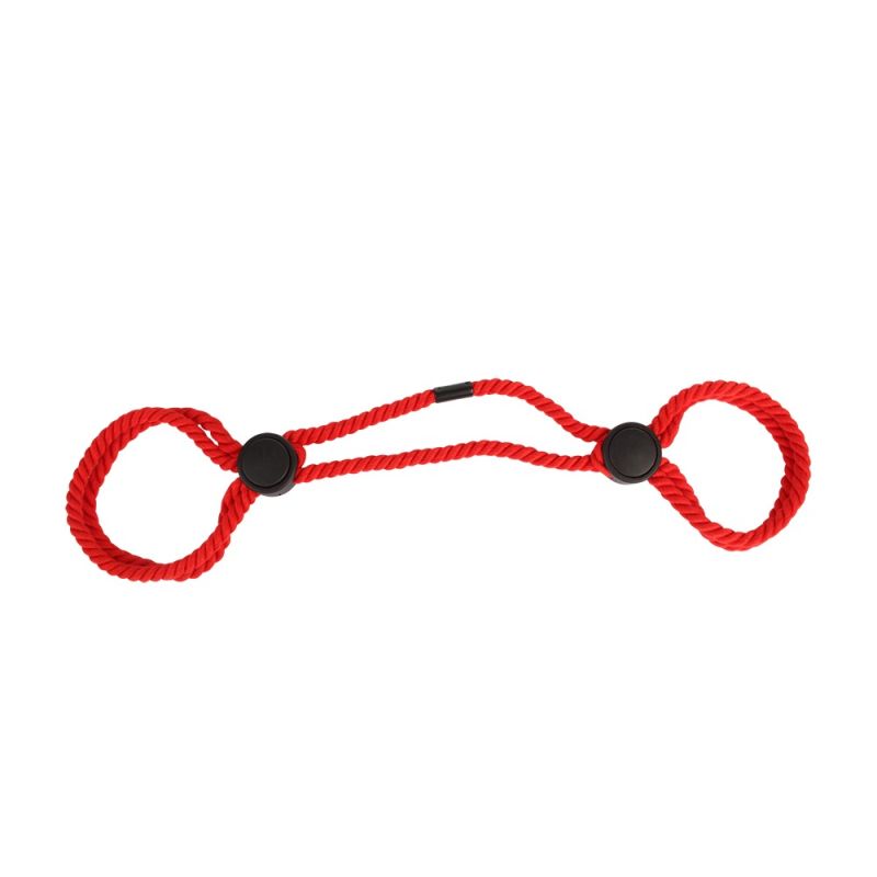 Бондаж-манжеты Chisa BEHAVE! Luxury Fetish красные вид 5