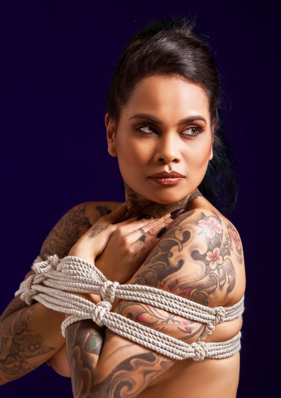 Бондажная веревка Hemp Rope 10 Meter 7 mm Taboom вид 3