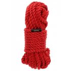 Бандажная веревка Taboom Bondage Ropes, 10 м х 7 мм, красная вид 10
