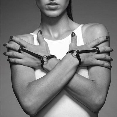 Браслеты на запястье и палец MAZE Bijoux Indiscrets черные, OS