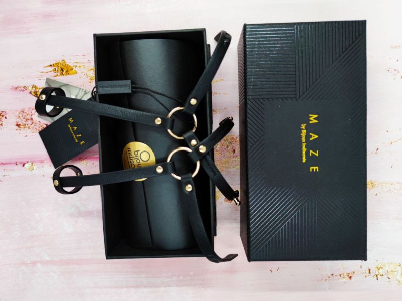 Браслеты на запястье и палец MAZE Bijoux Indiscrets черные, OS вид 8