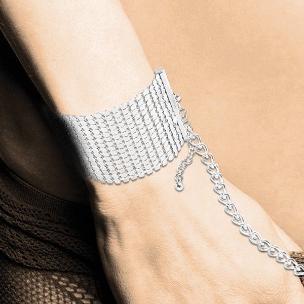 Браслеты-наручники Bijoux Indiscrets серебристые, OS вид 14
