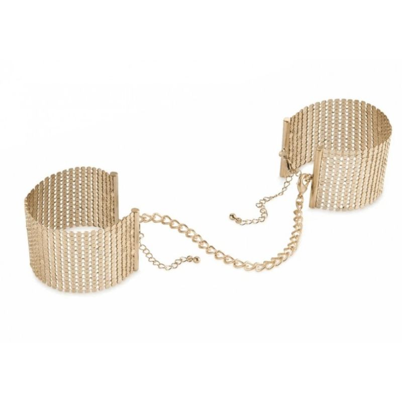 Браслеты-наручники Bijoux Indiscrets золотые, OS вид 8