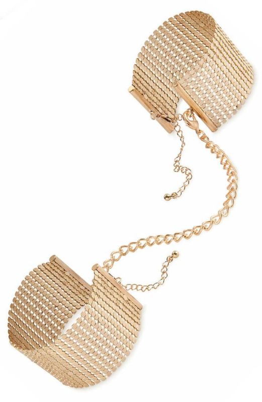 Браслети-наручники Bijoux Indiscrets золоті, OS вид 13